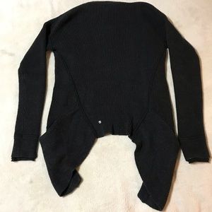 lululemon sweater jacket grey